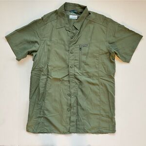 Columbia Men's Olive Green Omni-Shield button up shirt